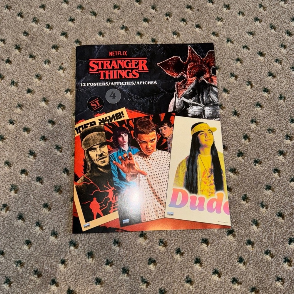 Netflix Stranger Things 12 Posters Book